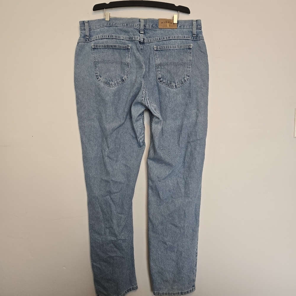 VTG Riders Denim Womens Straight Leg Blue Jeans - Picture 2 of 11